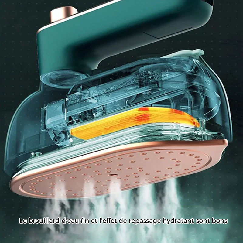 Portable 2-in-1 Steam Iron with Triangular Design