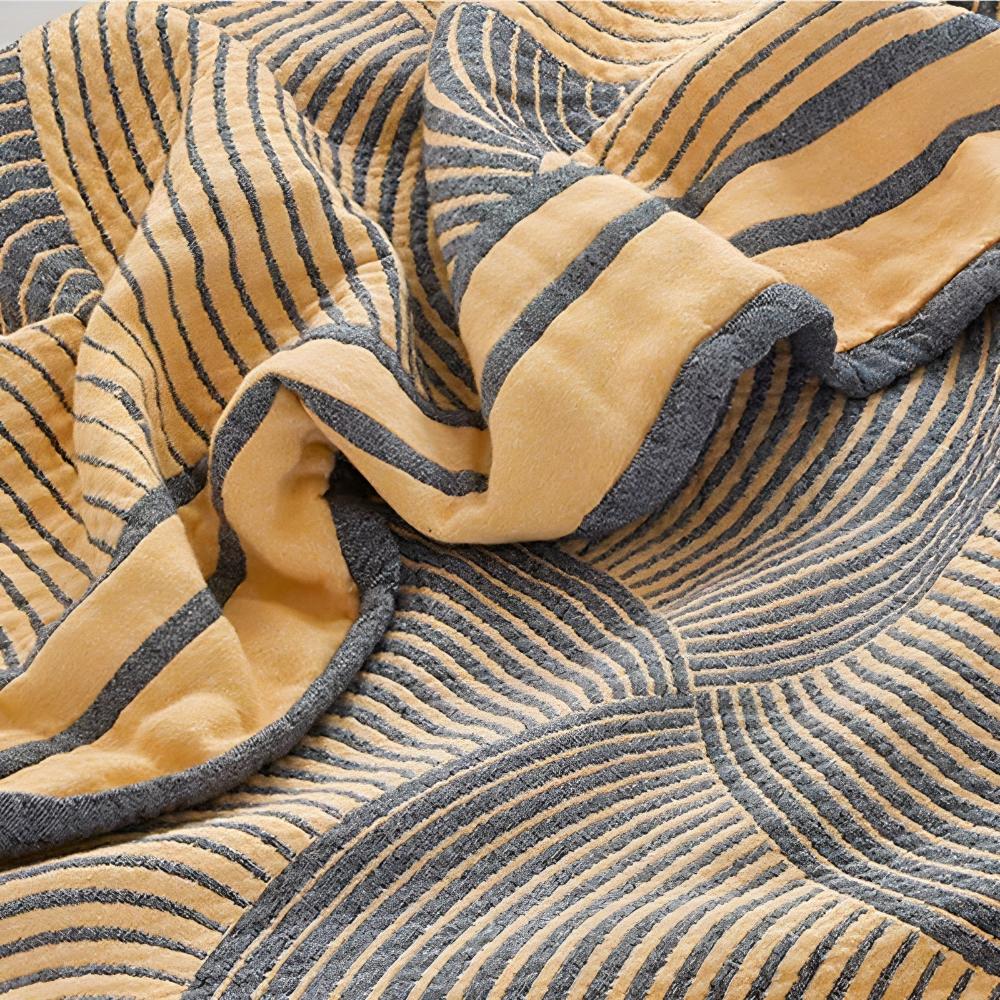 Reversible 4-Layer Muslin Cotton Blanket