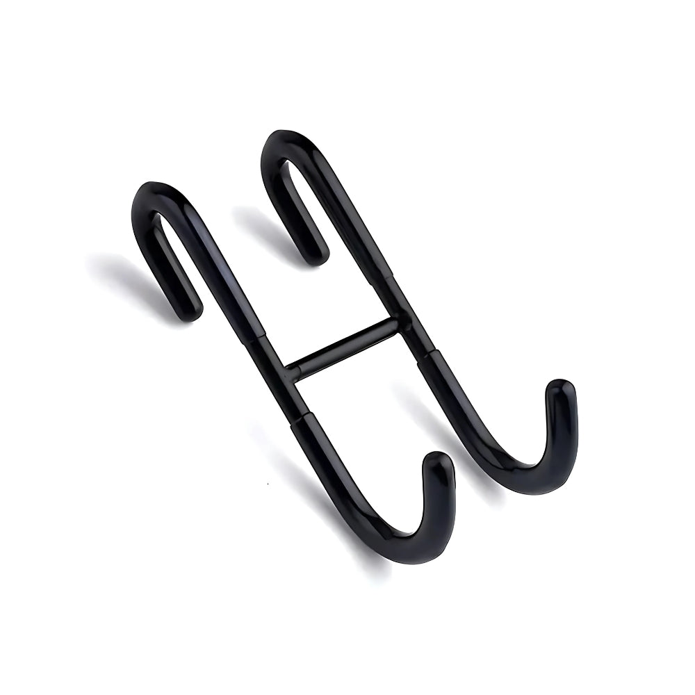 Drill-Free S-Shaped Stainless Steel Bathroom Hook