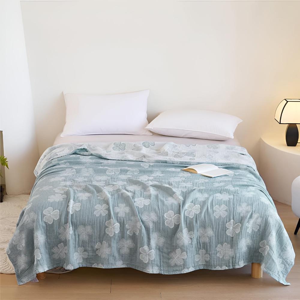 Organic Cotton Gauze Blanket for Sensitive Skin