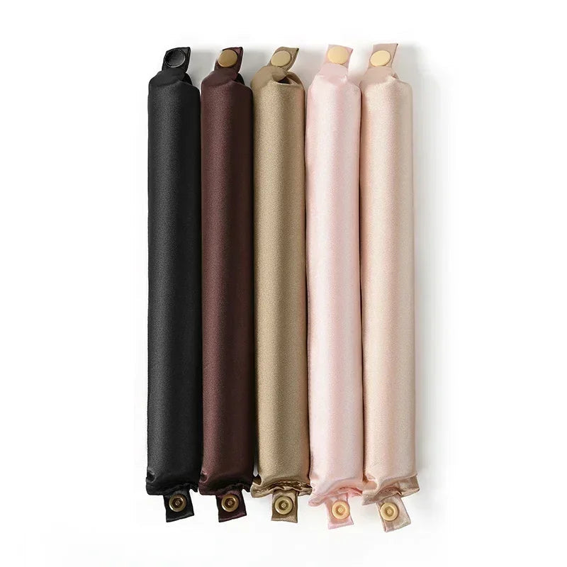 Vegan Satin Heatless Hair Curler Headband