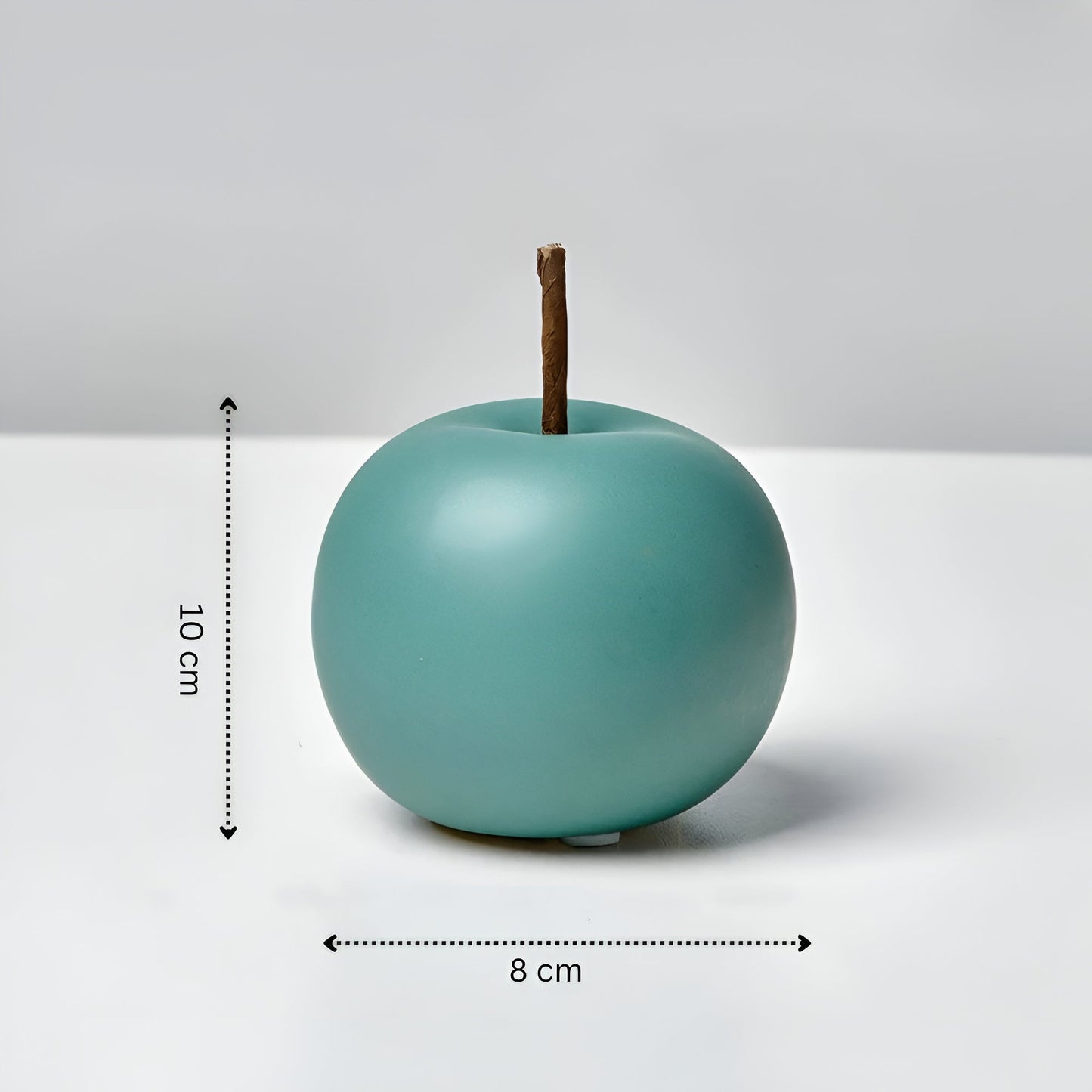 Pastel Apple Ceramic Ornament for Home Decor