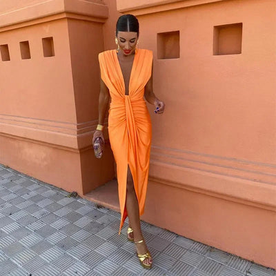 Ariana - Elegant Draped Evening Dress