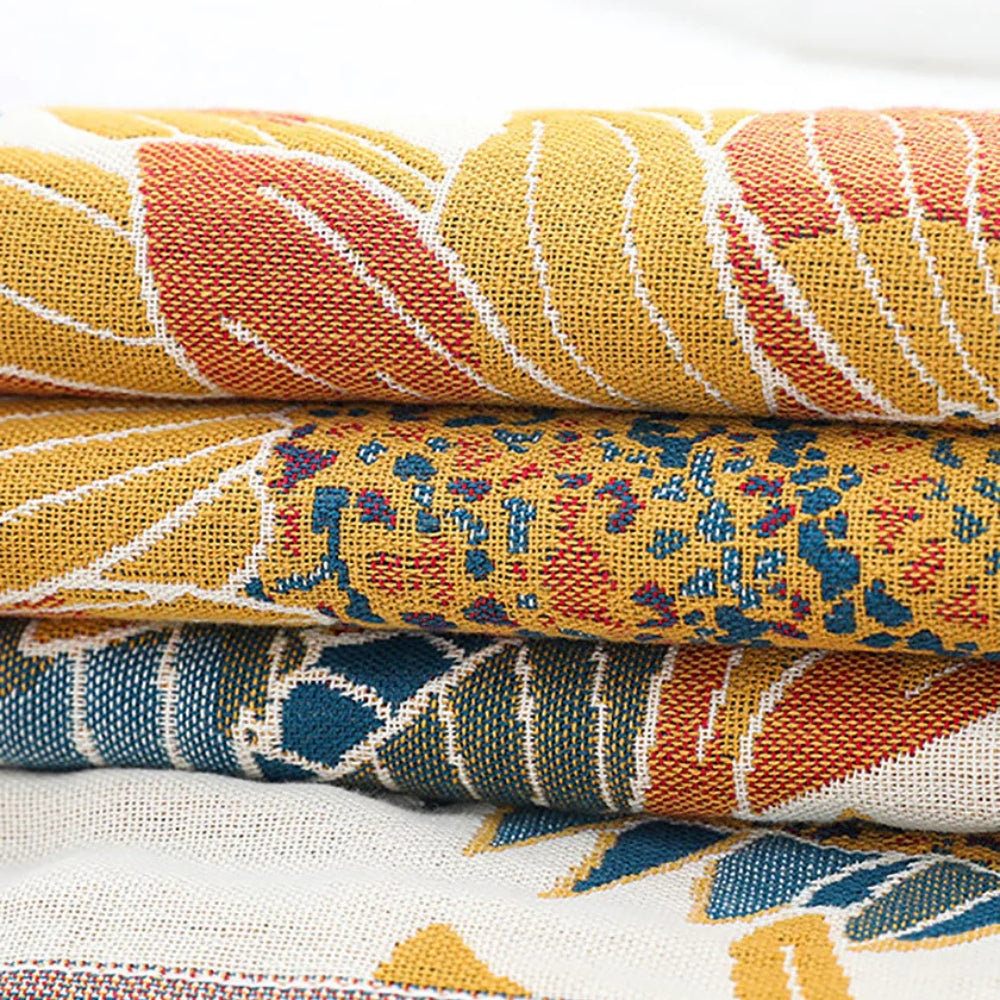 Sunflower Jacquard Cotton Bath Towel