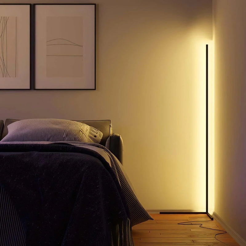 Minimalist Adjustable LED Floor Lamp with Remote Control