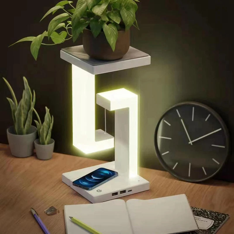 Wireless Charger with LED Glow - Fast Charging Qi-Compatible Device