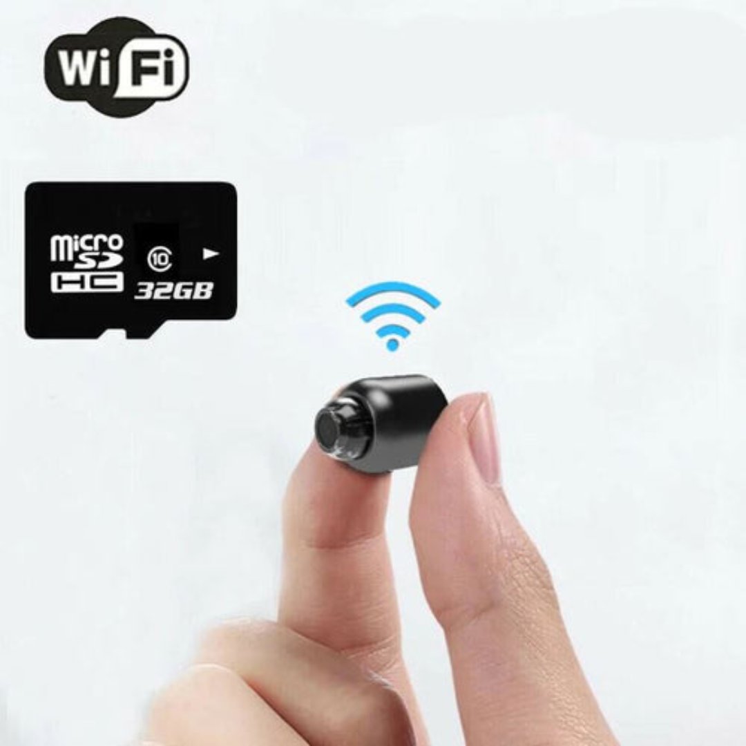 Mini Wireless Hidden Camera with 1080P Video and Night Vision