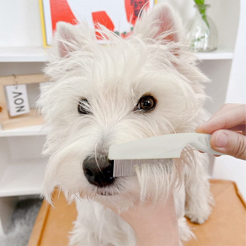 Stainless Steel Flea and Tear Stain Comb for Pets