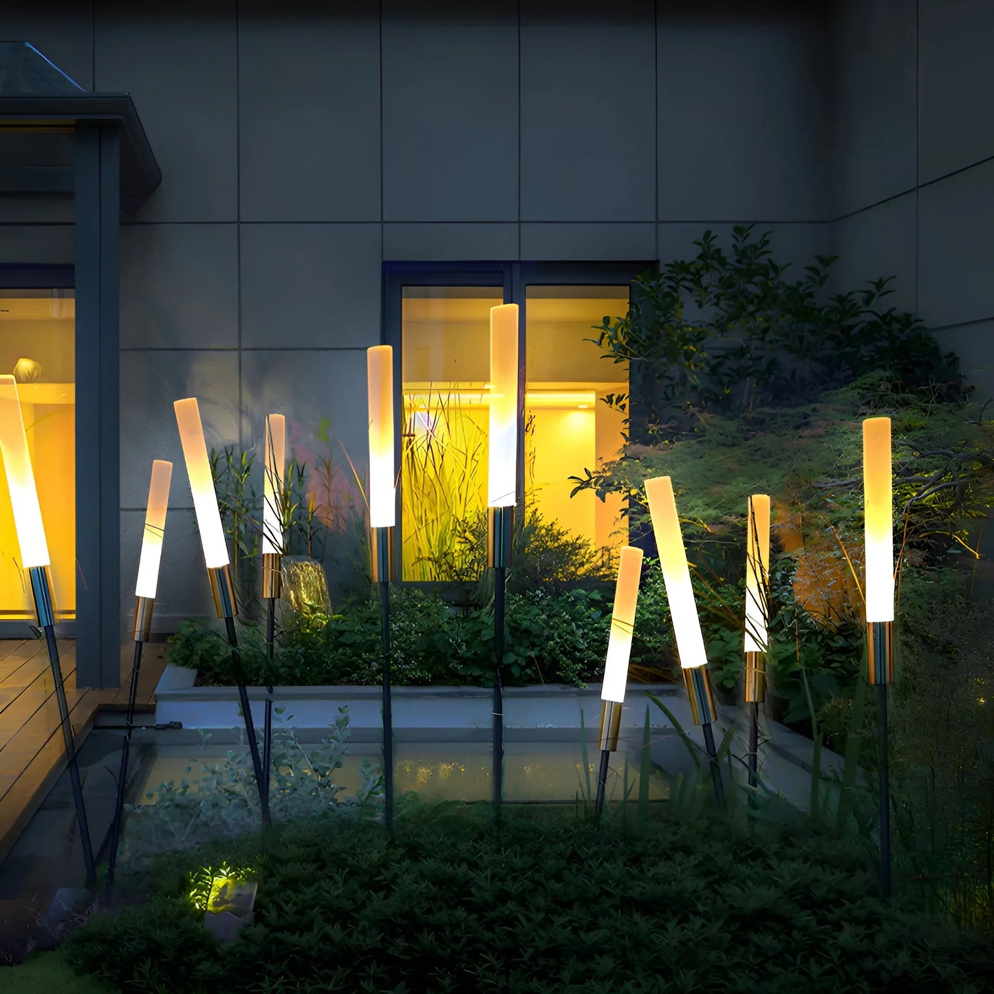 Solar-Powered Modern LED Outdoor Garden Light