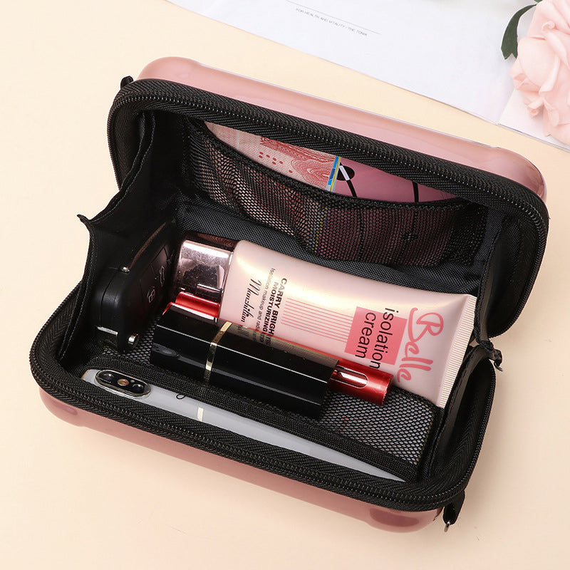 Mini Suitcase Handbag for Women - Waterproof Clutch with Adjustable Strap