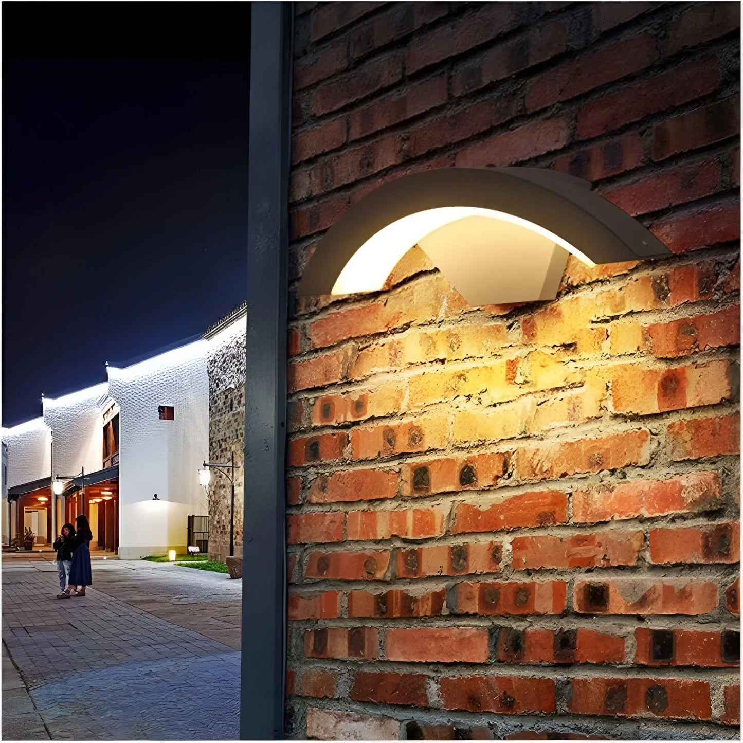 Motion Sensor Outdoor Wall Light - Weatherproof Metal Design