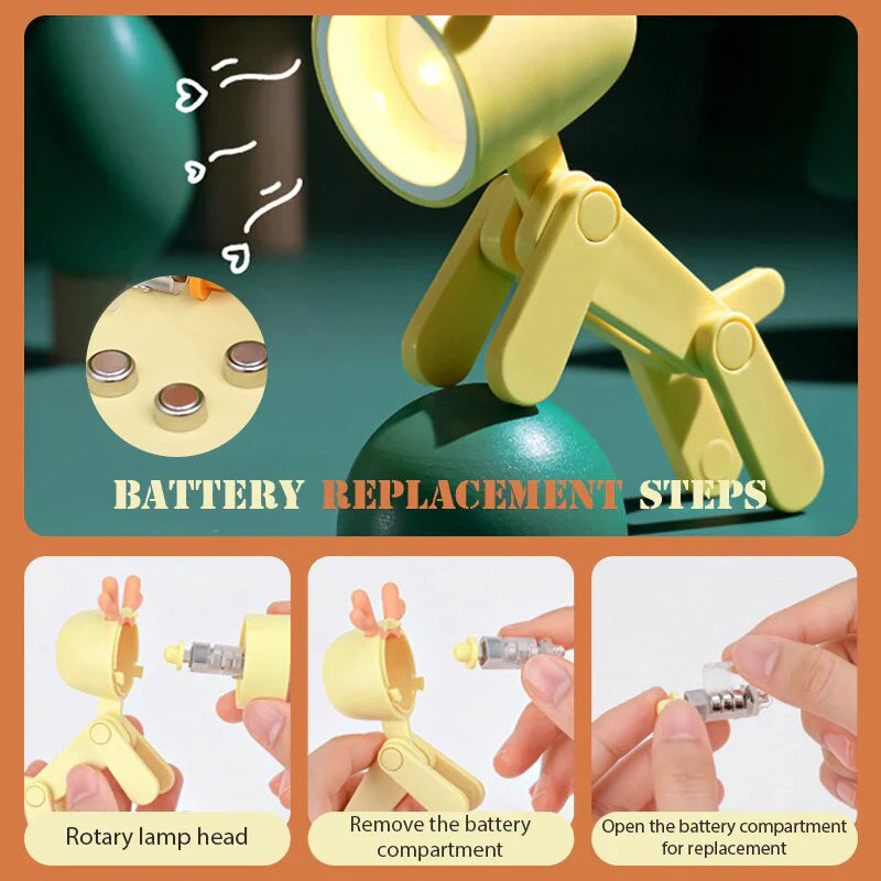 LED Cute Night Light for Kids - Soft Color Portable Nightlight
