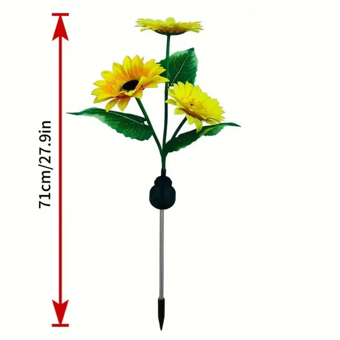 Solar LED Sunflower Garden Stake Light