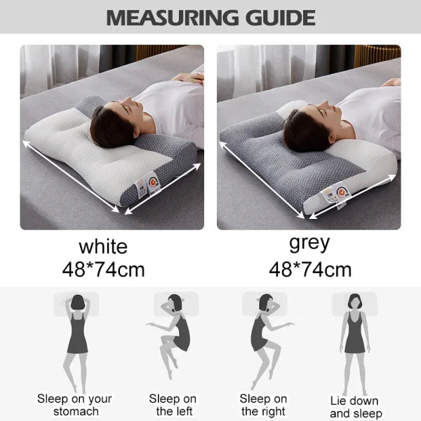 Ergonomic Orthopedic Neck Pillow for Side and Back Sleepers