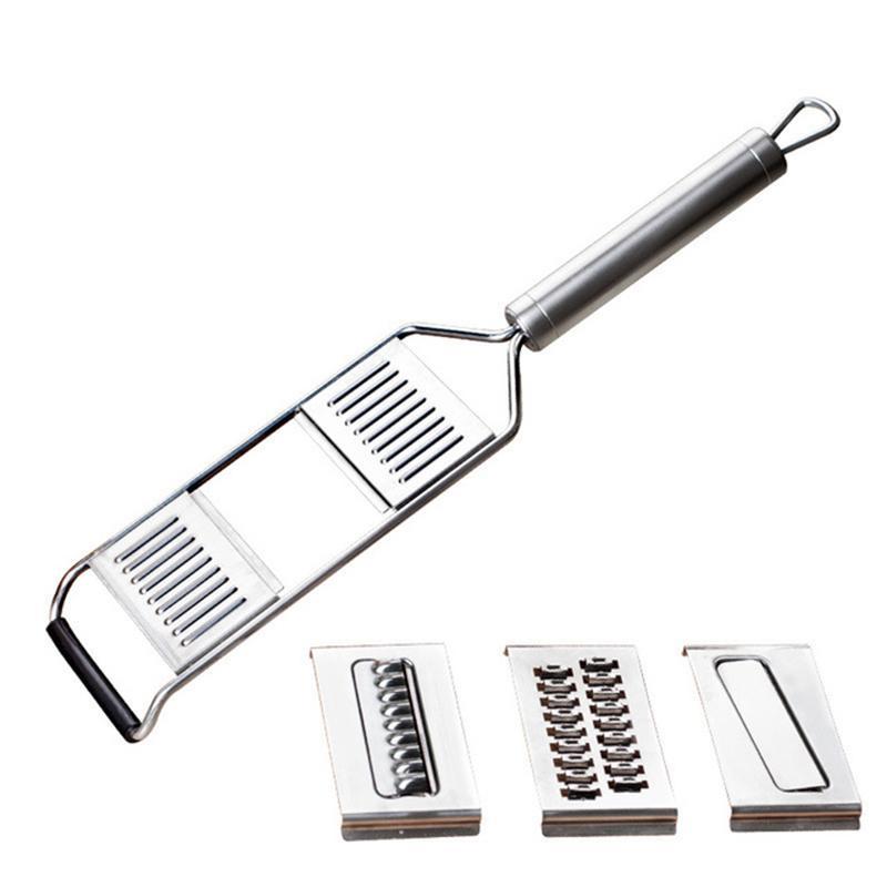 Stainless Steel Vegetable Slicer with Interchangeable Blades