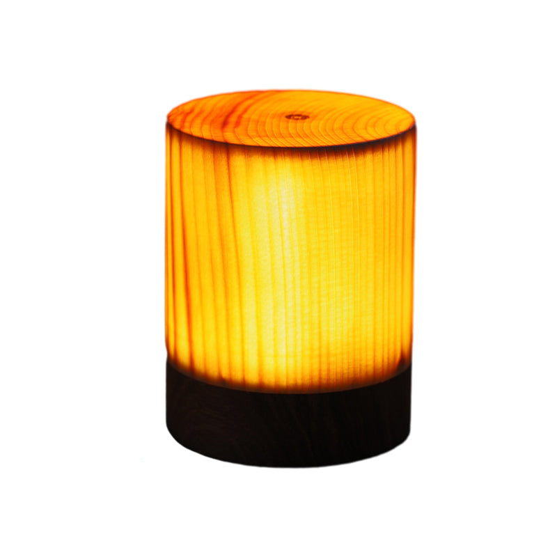 Cordless Touch Control LED Table Lamp with Wood Finish