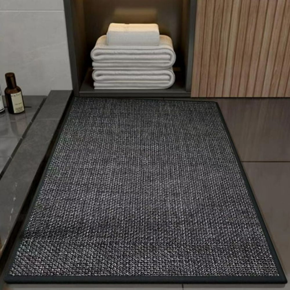 Non-Slip Braided Bath Mat with Soft Plush Feel