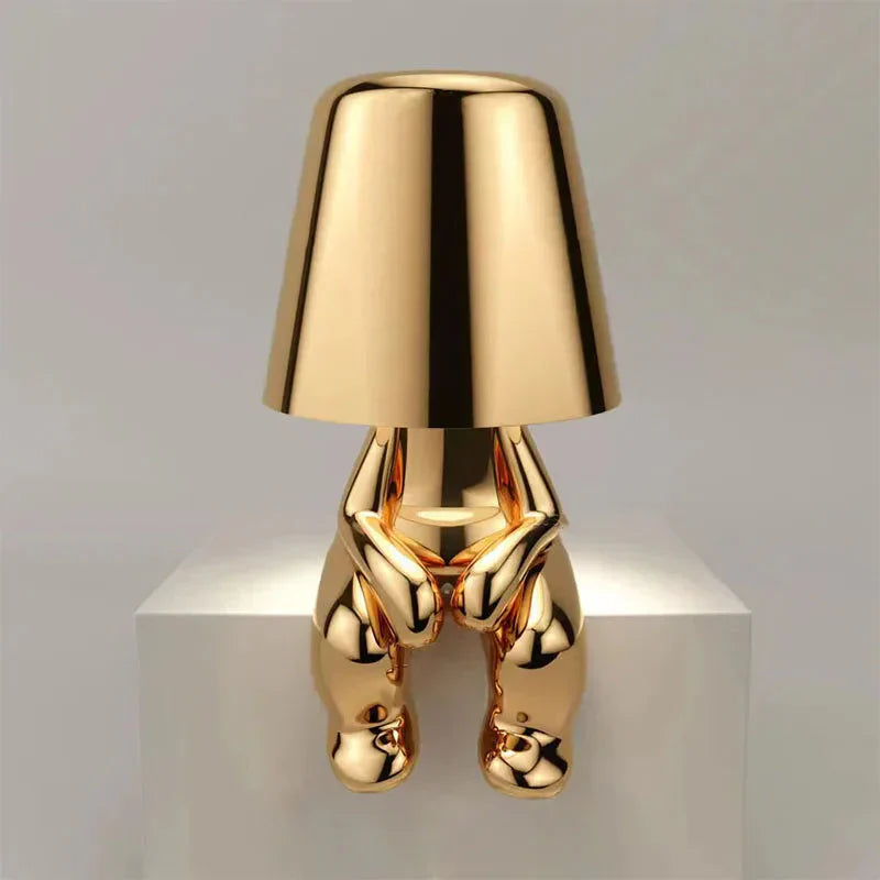Elegant Rechargeable Table Lamp with Adjustable Brightness