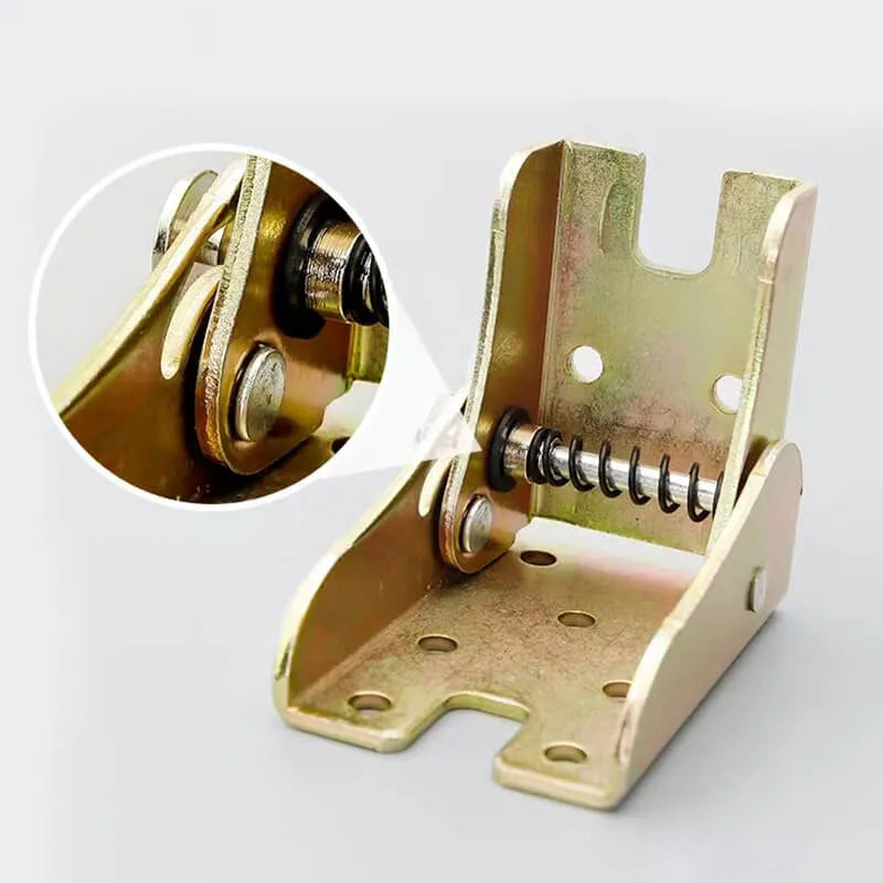 90 Degree Self-Locking Folding Hinge in Steel