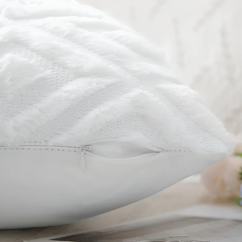 3D Diamond Pattern Cotton Linen Cushion Cover