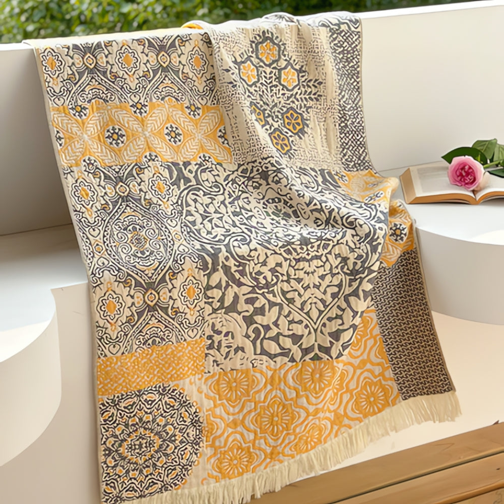 Midnight Swirls Soft Cotton Bath Towel
