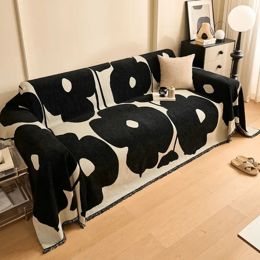 Modern Abstract Chenille Sofa Cover