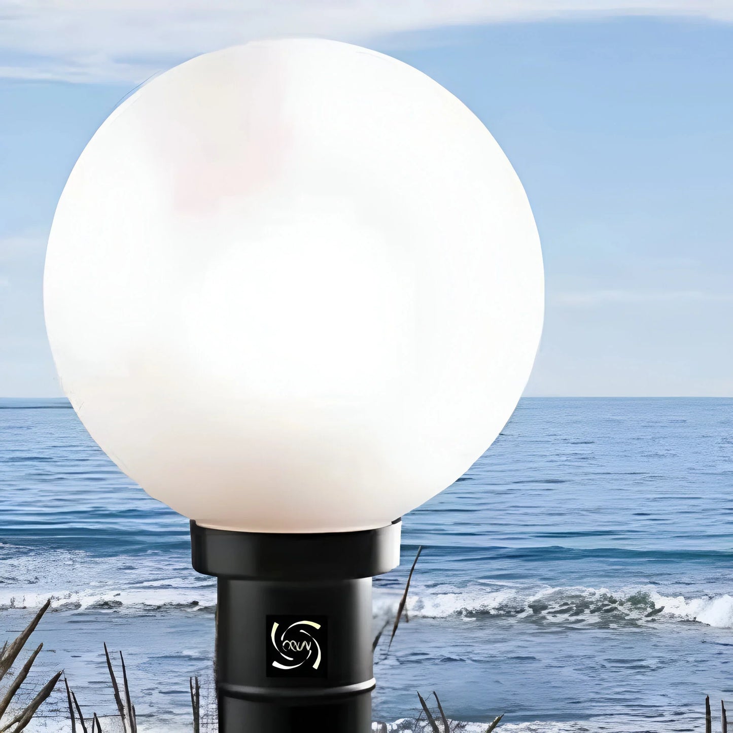Waterproof Solar Pathway Lights - Set of 3 Modern Spherical Design