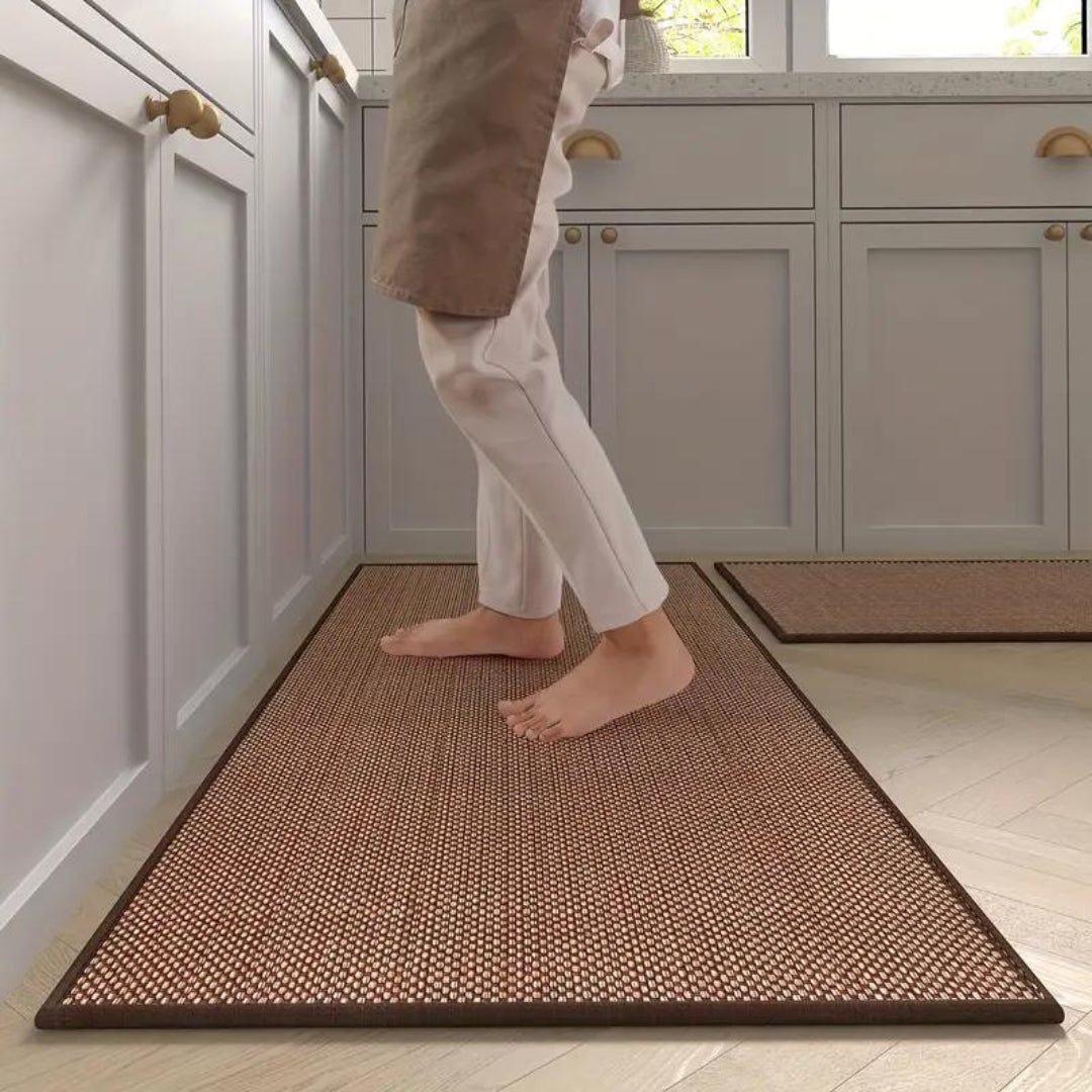 Non-Slip Classic Kitchen Mat Set with Comfort Support
