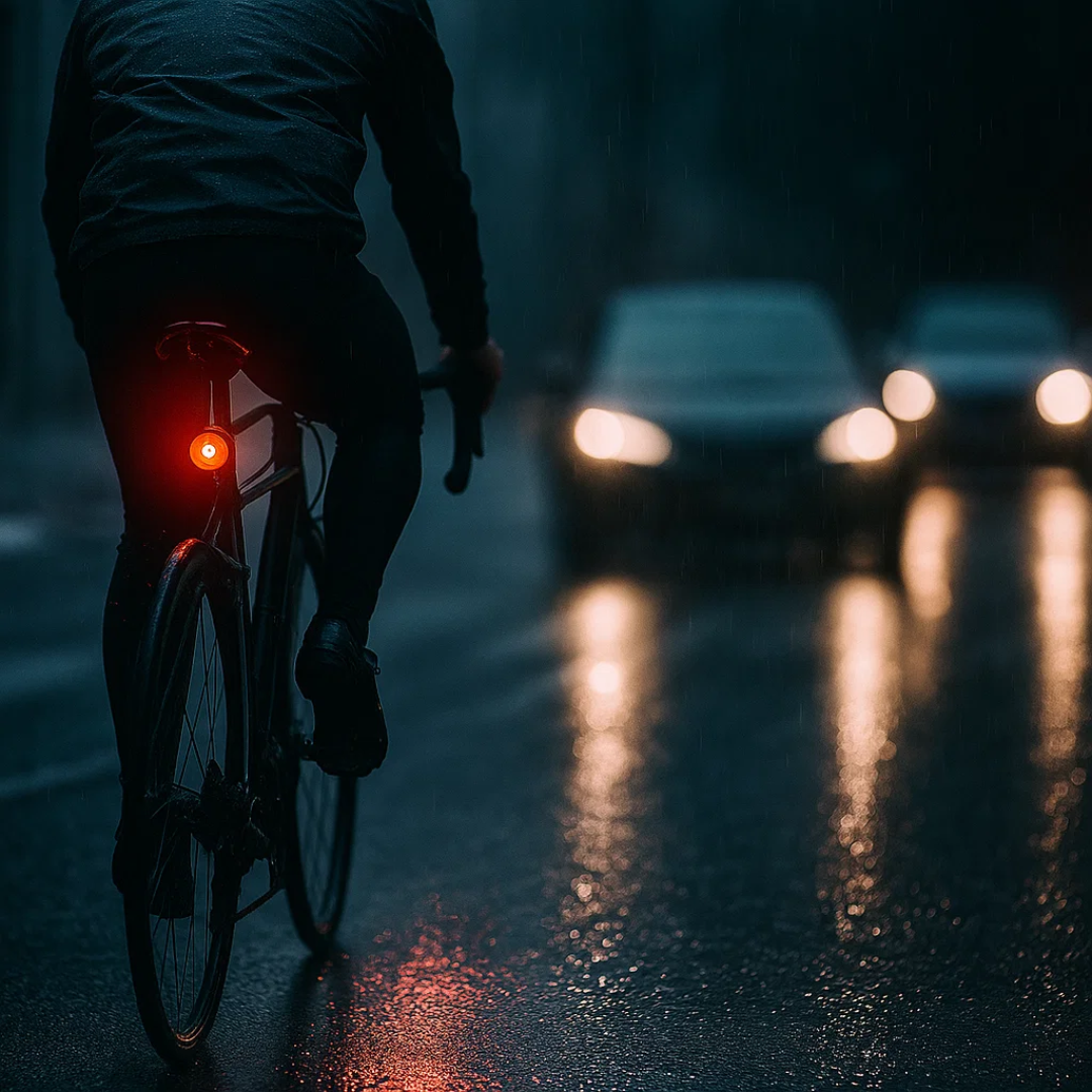 USB Rechargeable Smart Bike Rear Light with Automatic Brake Signal