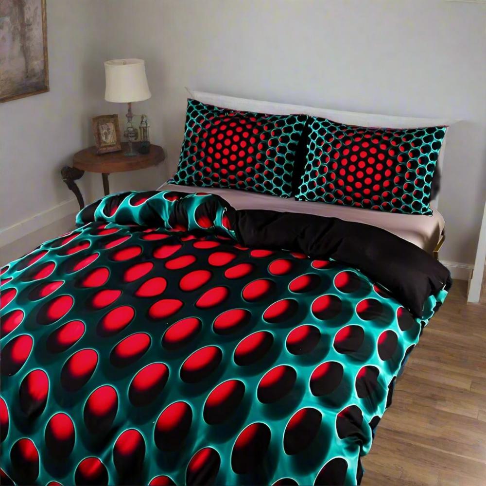 Cosmic Vortex 3D Duvet Cover Set with Pillowcases
