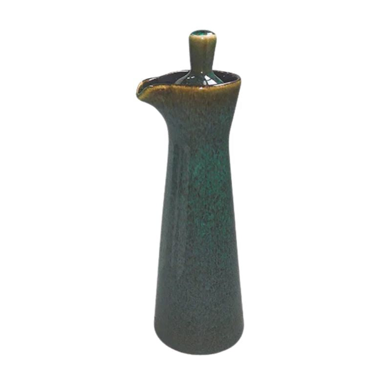 Ceramic Drip-Free Oil Dispenser for Kitchen and Table