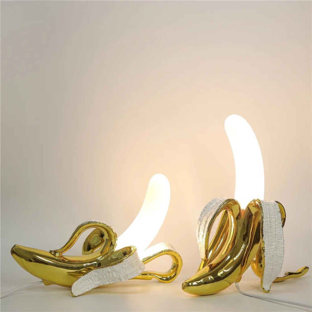 Gold Banana Design LED Table Lamp