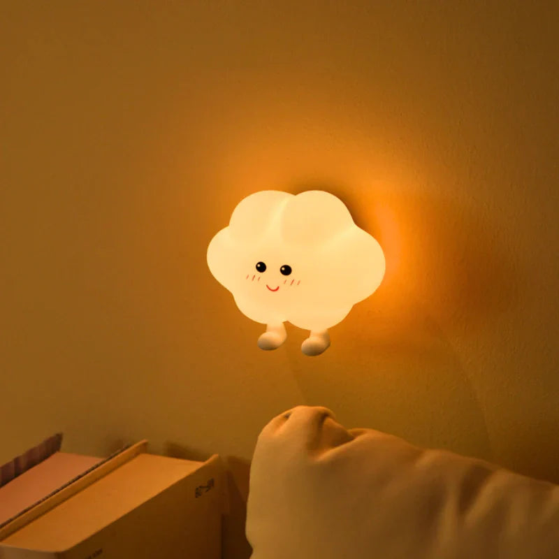 Rechargeable Night Light in Moon, Star, or Cloud Design