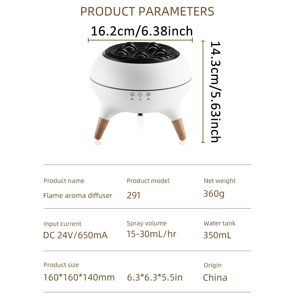Dynamic Jellyfish Aroma Diffuser with LED Lighting
