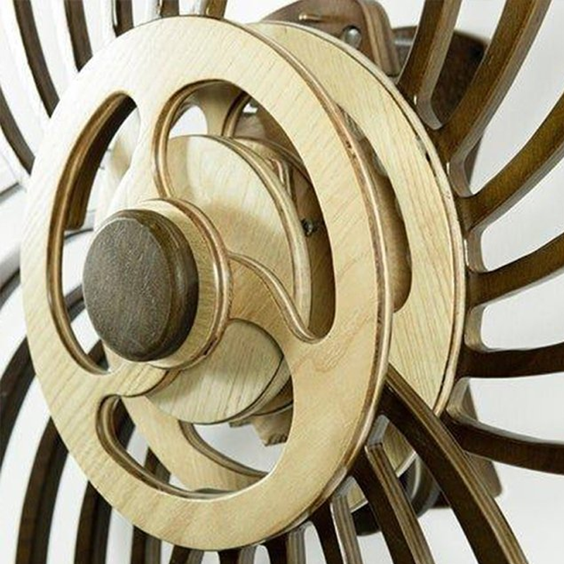 Handmade Kinetic Wooden Sculpture - Boomerang or Vice Versa Design
