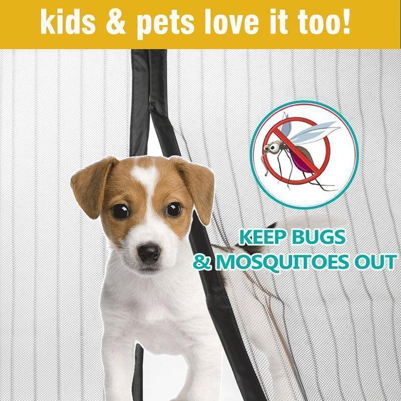 Magnetic Insect Screen Door with Pet-Friendly Design