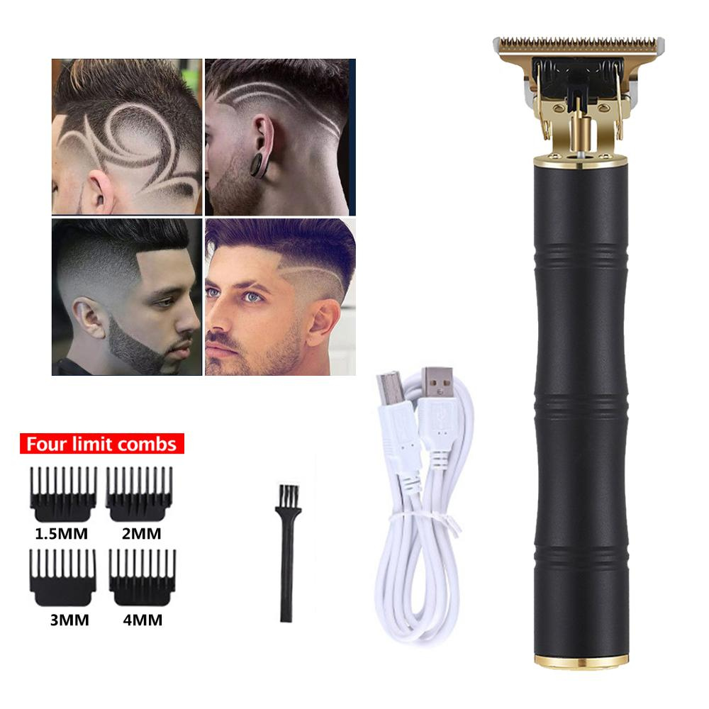 Cordless T-Blade Electric Hair Clipper for Precise Grooming