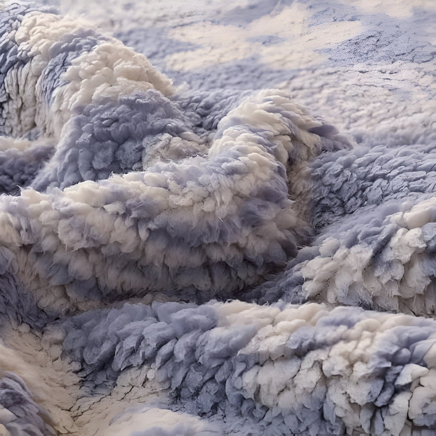 Reversible Lavender Fleece Throw Blanket