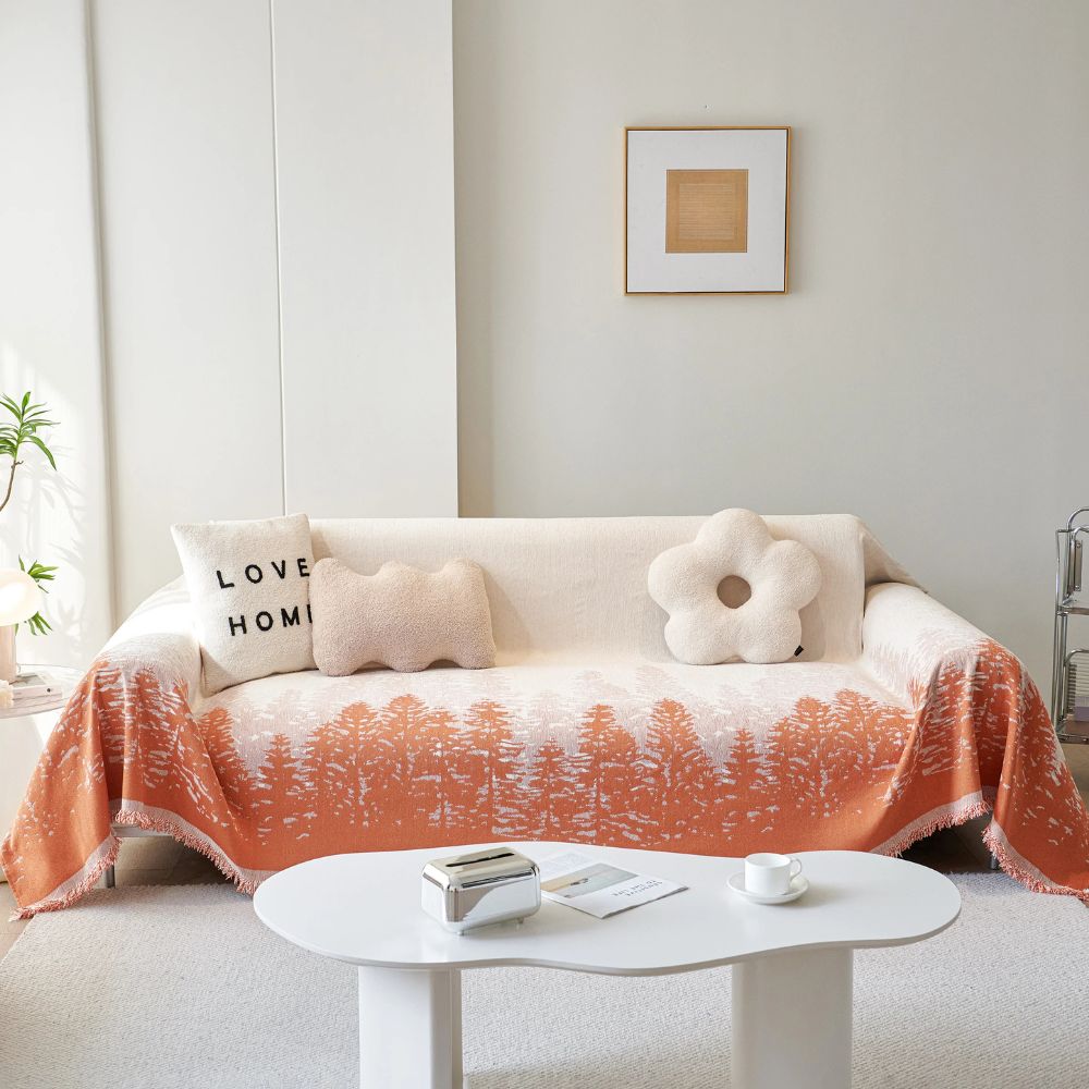 Chenille Forest Glitz Sofa Cover