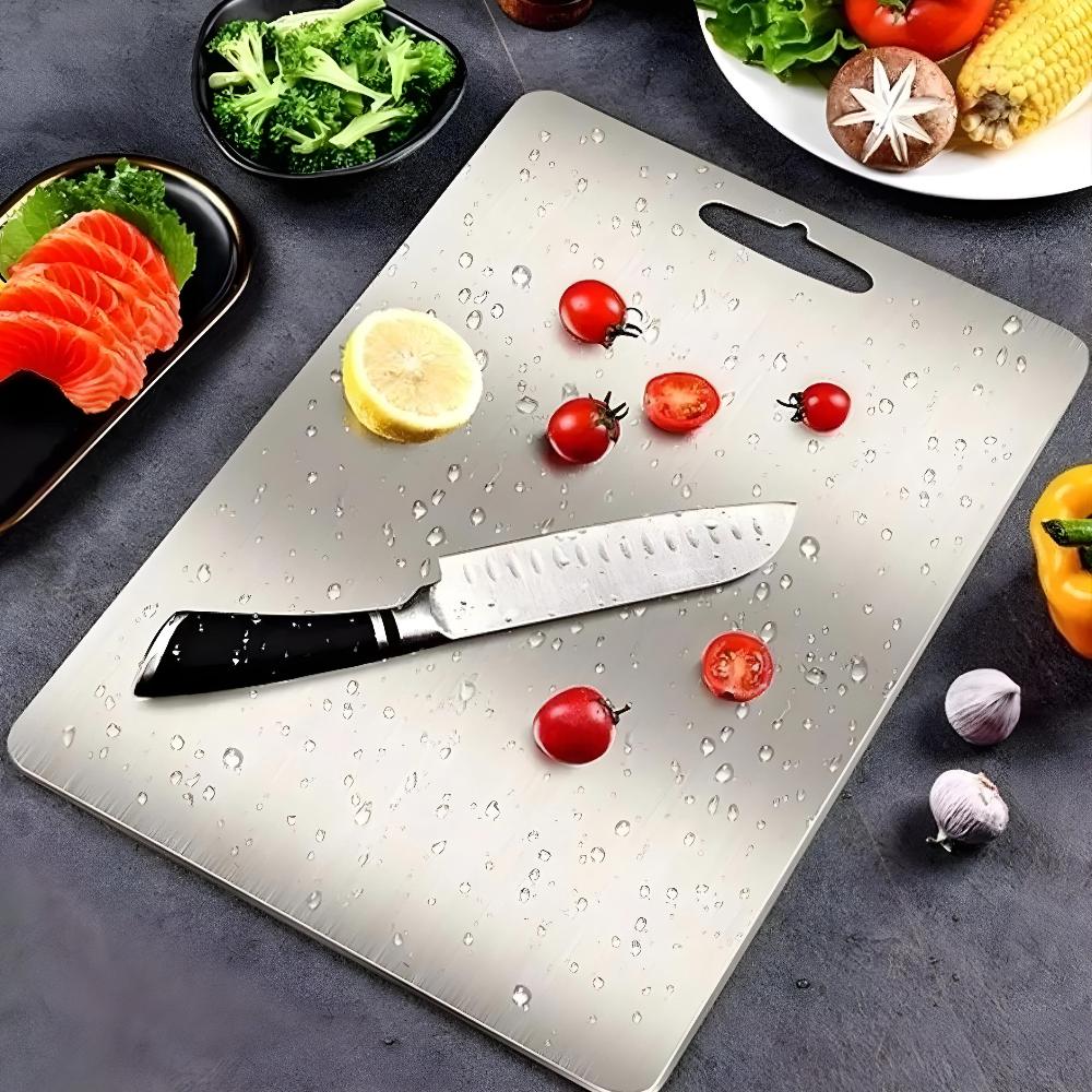 Premium SUS304 Stainless Steel Chopping Board