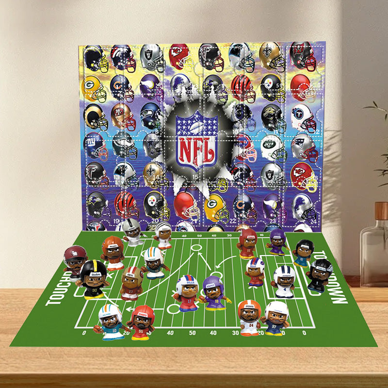 Football-Themed Advent Calendar with 24 Collectible Surprises