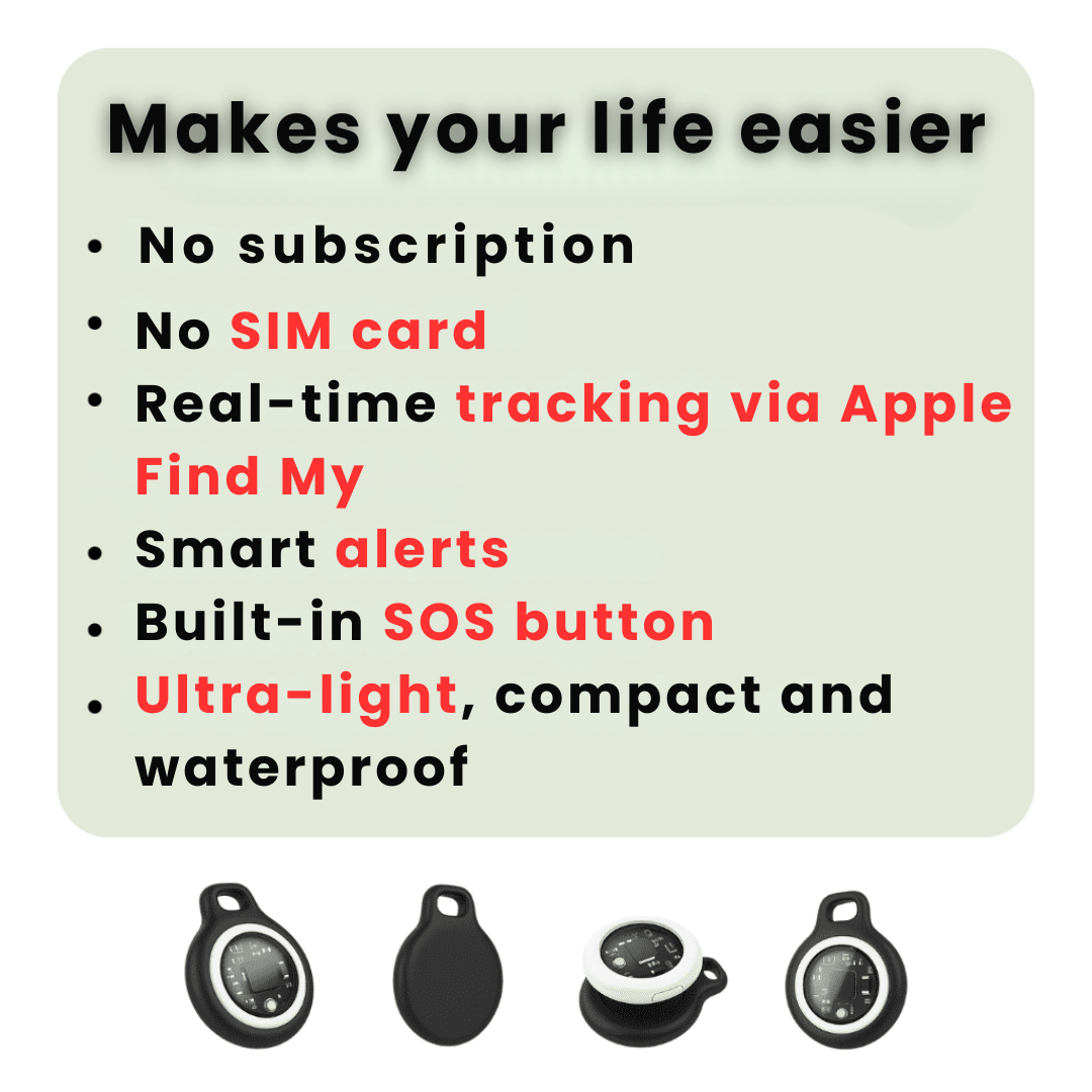 Waterproof Real-Time GPS Tracker for Seniors with No Monthly Fees