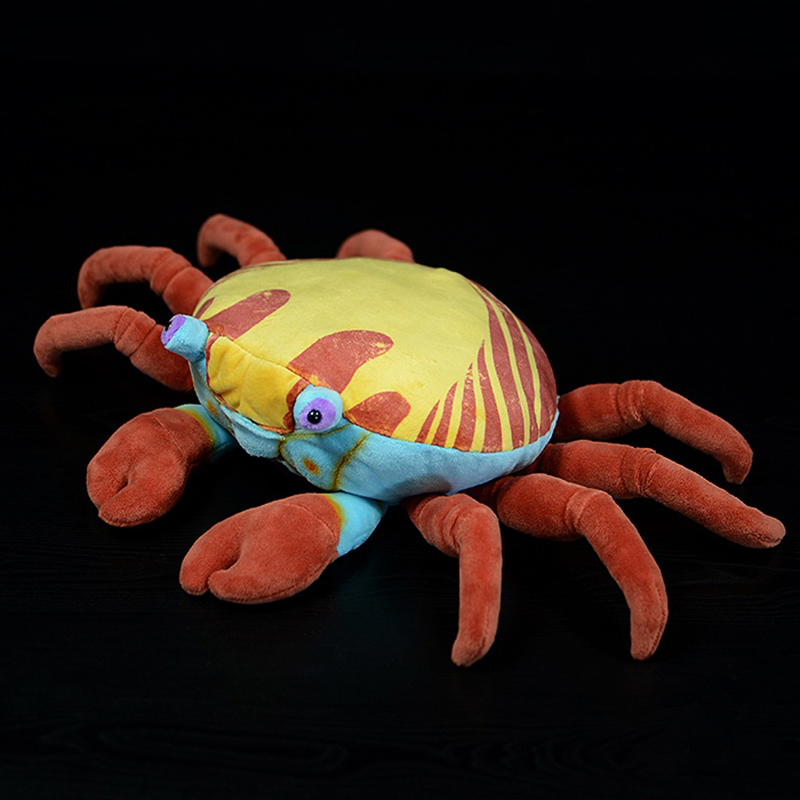 Red and Yellow Crab Plush Stuffed Toy