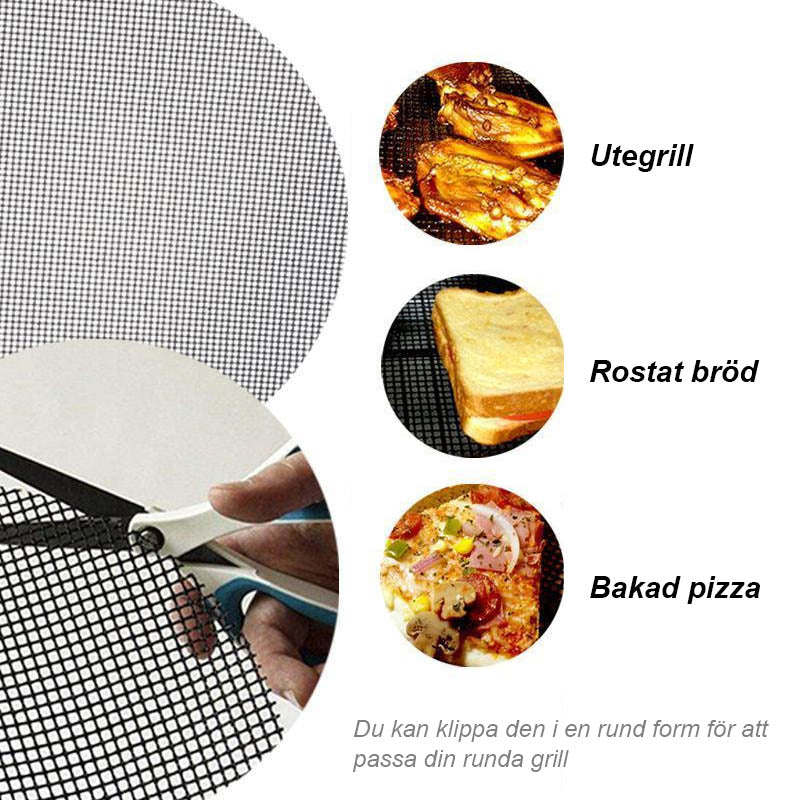 Reusable Non-Stick BBQ Grill Mat for Easy Cooking and Cleaning