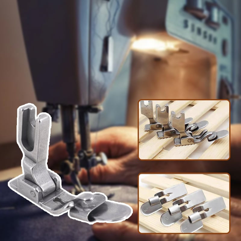 Foldable Sewing Edge Foot for Flat Seam Machines
