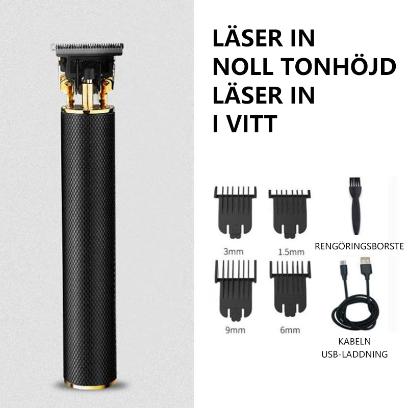 Wireless Rechargeable Hair Clipper with T-Blade for Precise Cuts
