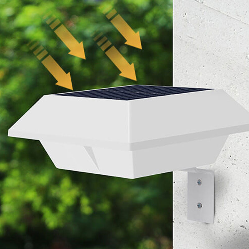 Solar UFO Outdoor LED Wall Light - Modern Aluminum Design