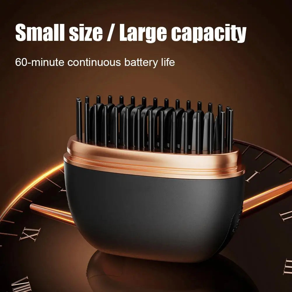 Cordless 2-in-1 Ceramic Hair Straightener and Curler