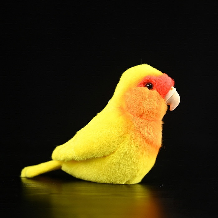 Yellow Lovebird Plush Stuffed Animal Toy