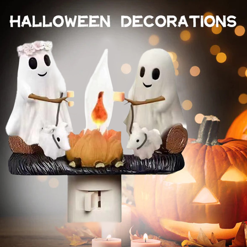 Flickering Ghost Campfire Night Light